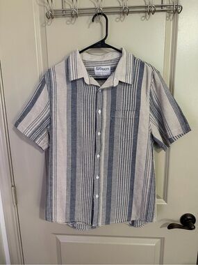 Original Paperbacks Textured Striped Shirt – Men’s L